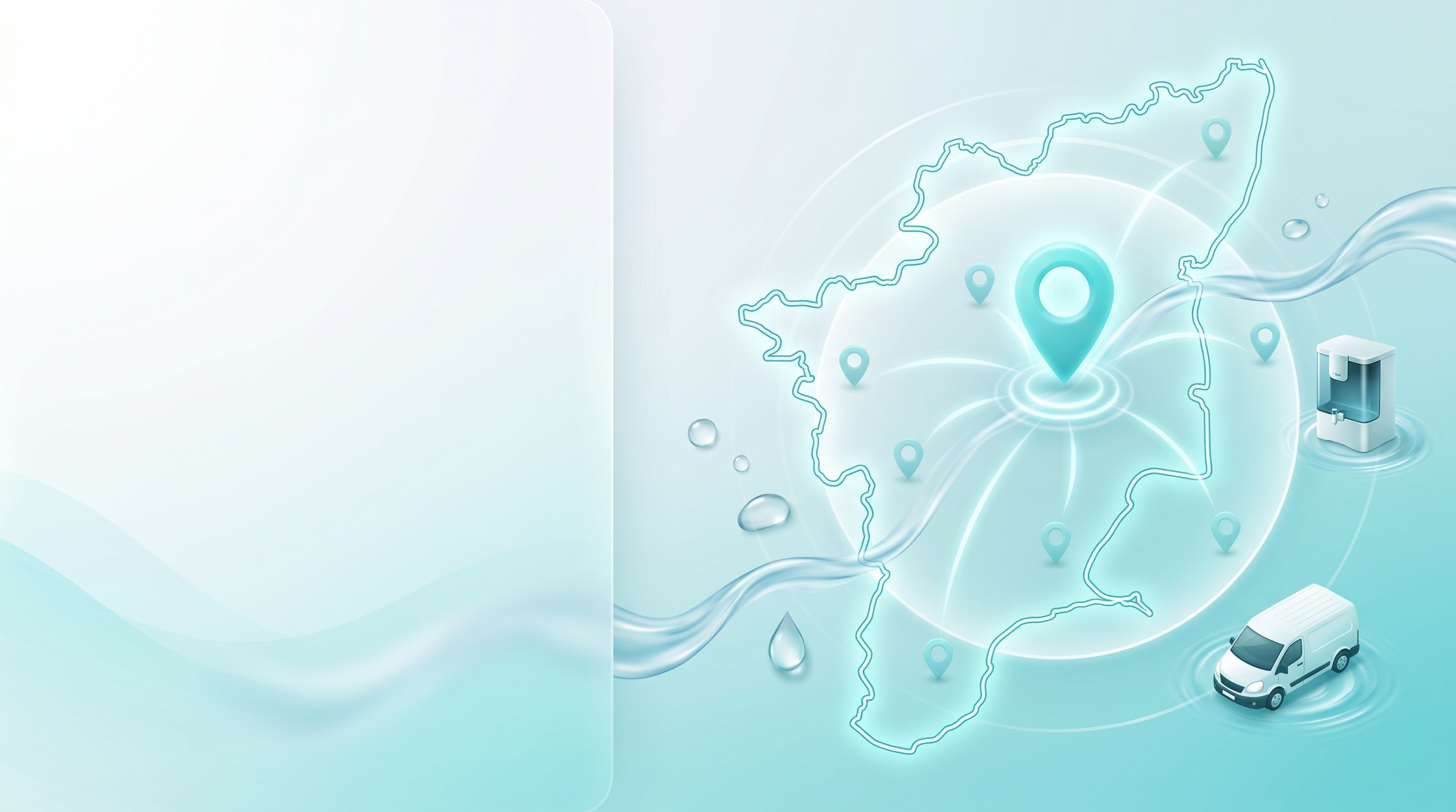 Aqua I Pure service coverage across local areas