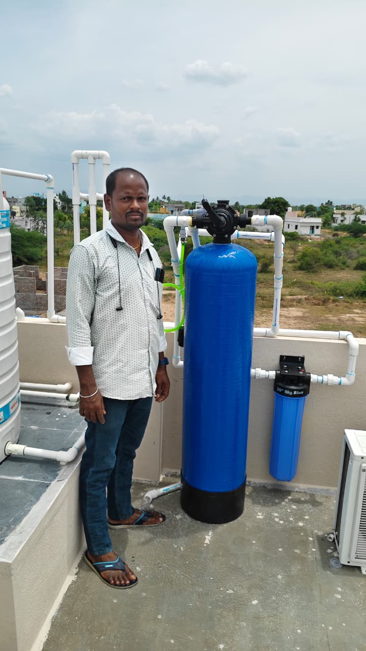 Home RO Installation: Added Water Softner at Thiyagadurugam in Kallakurichi District , Thiyagadurugam