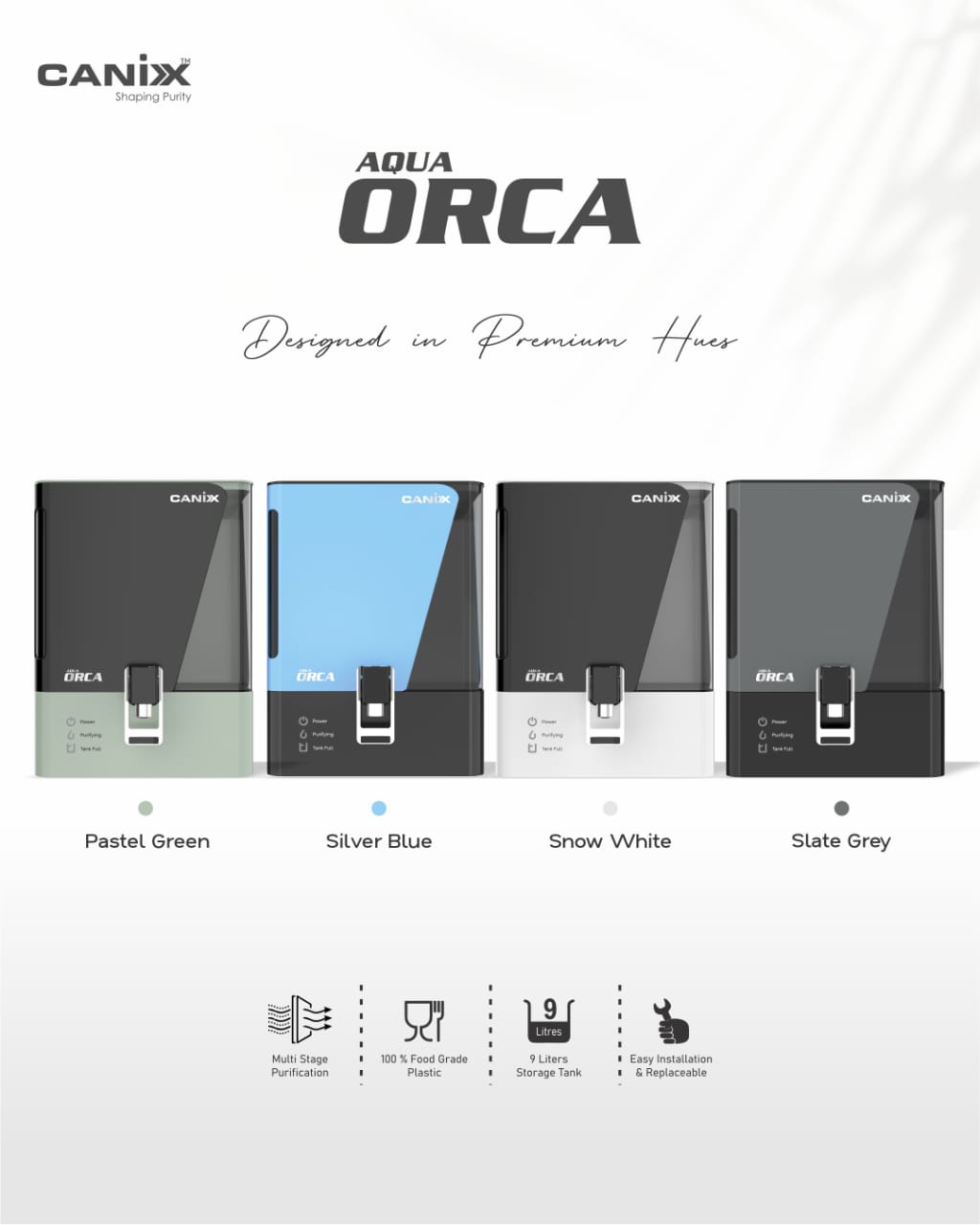 Puroflo AQUA ORCA (RO+COPPER ZINC WITH ALAKALINE) gallery thumbnail 2