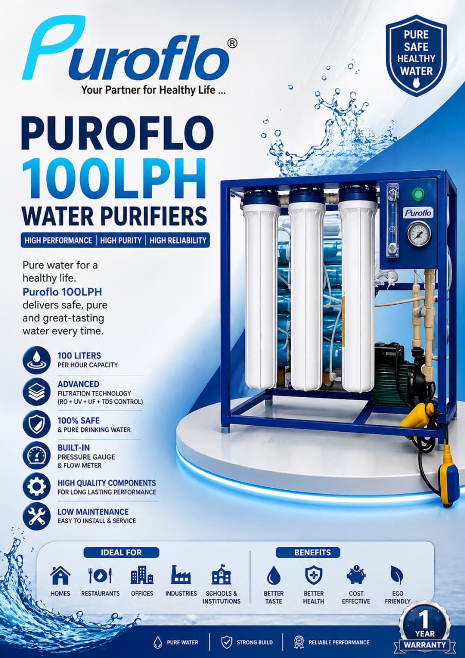 Puroflo Commercial RO Plant 100 LPH gallery thumbnail 2