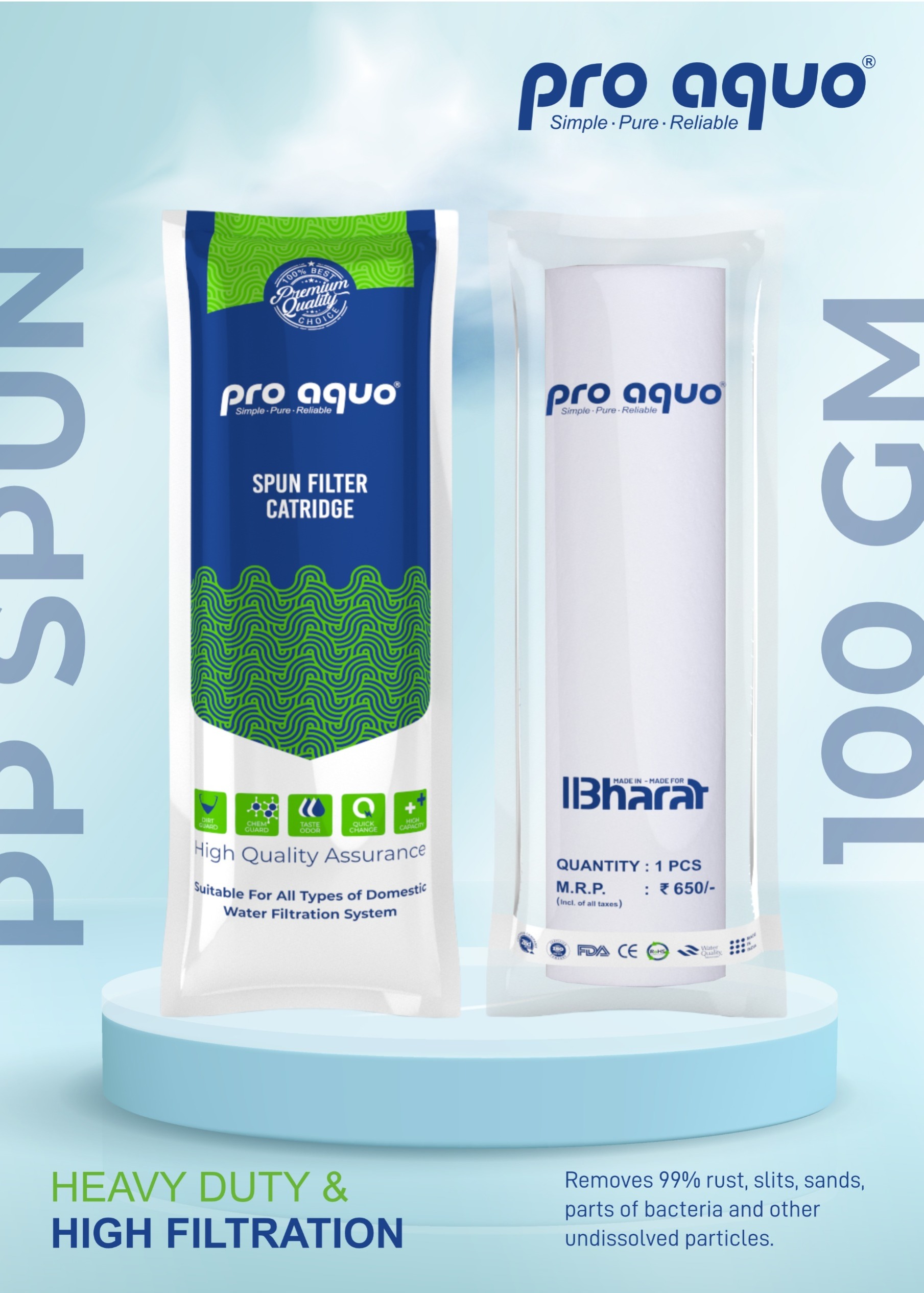 Spun filters by Pro Aqua